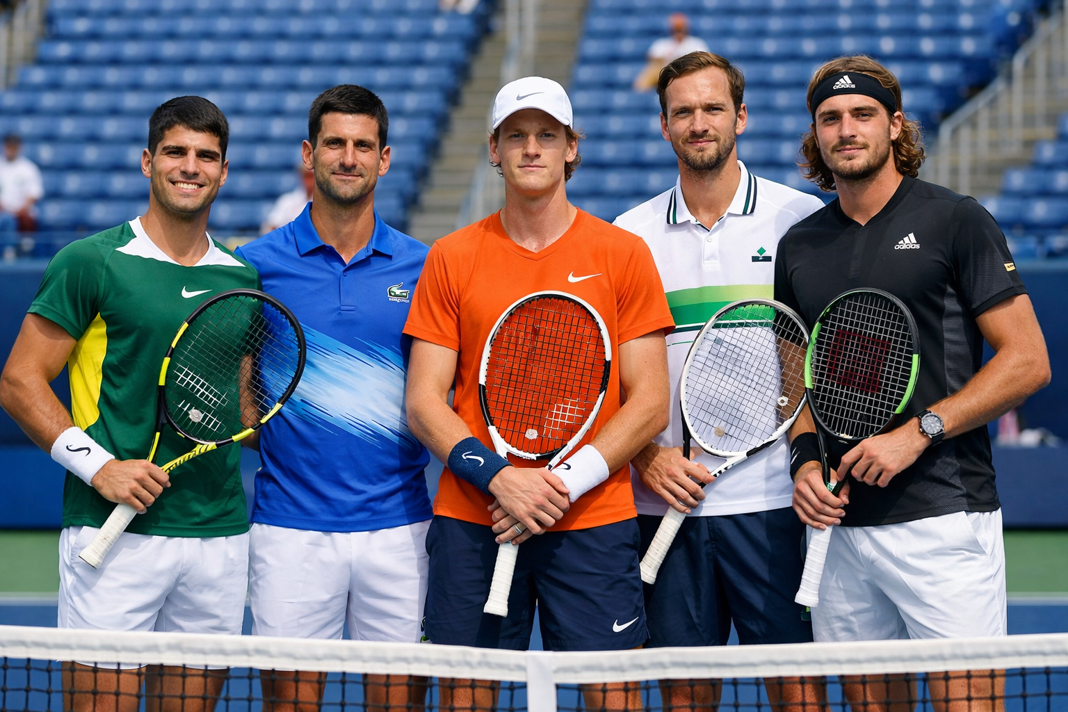 Who Ranks as the Top 5 Tennis Players Now