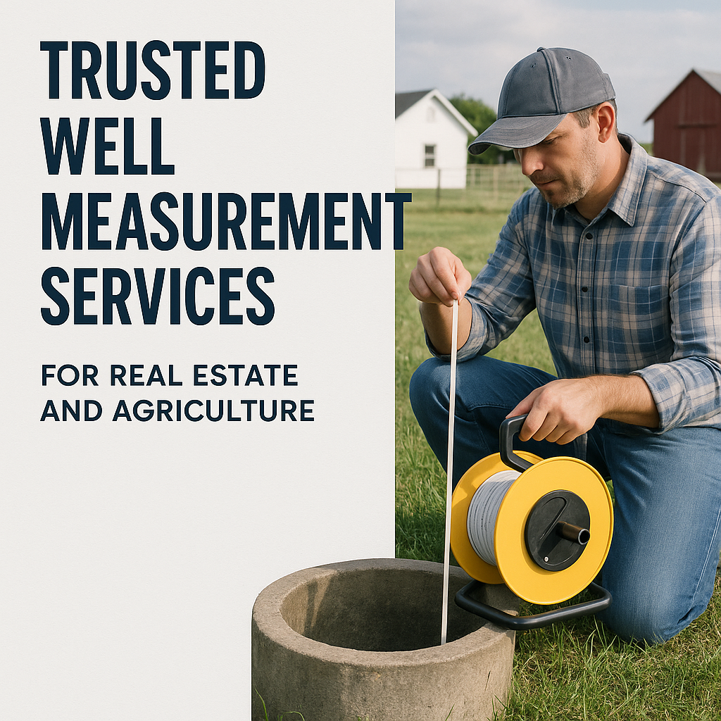 Trusted Well Measurement Services for Real Estate and Agriculture