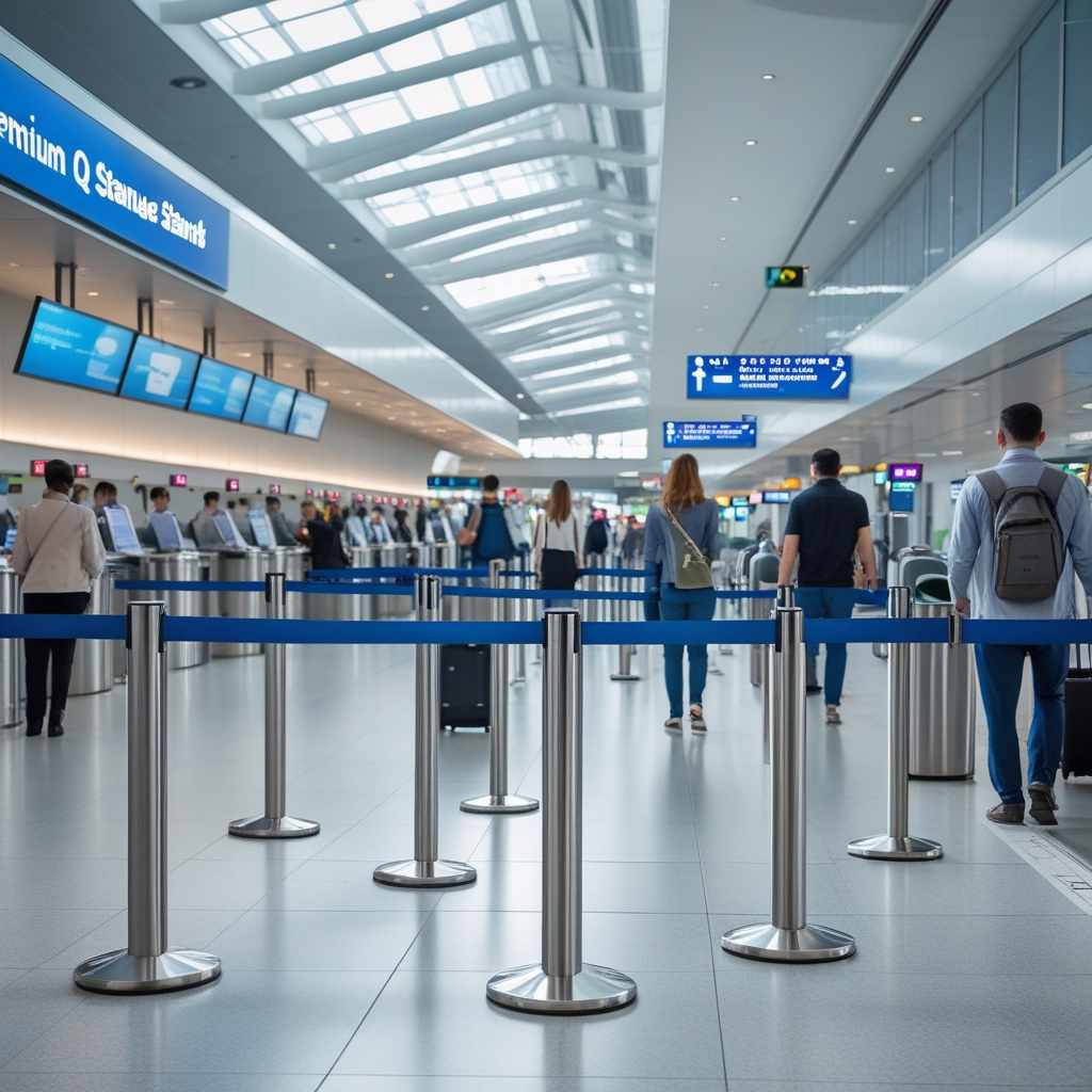 Heavy Duty Q Stand for Airports