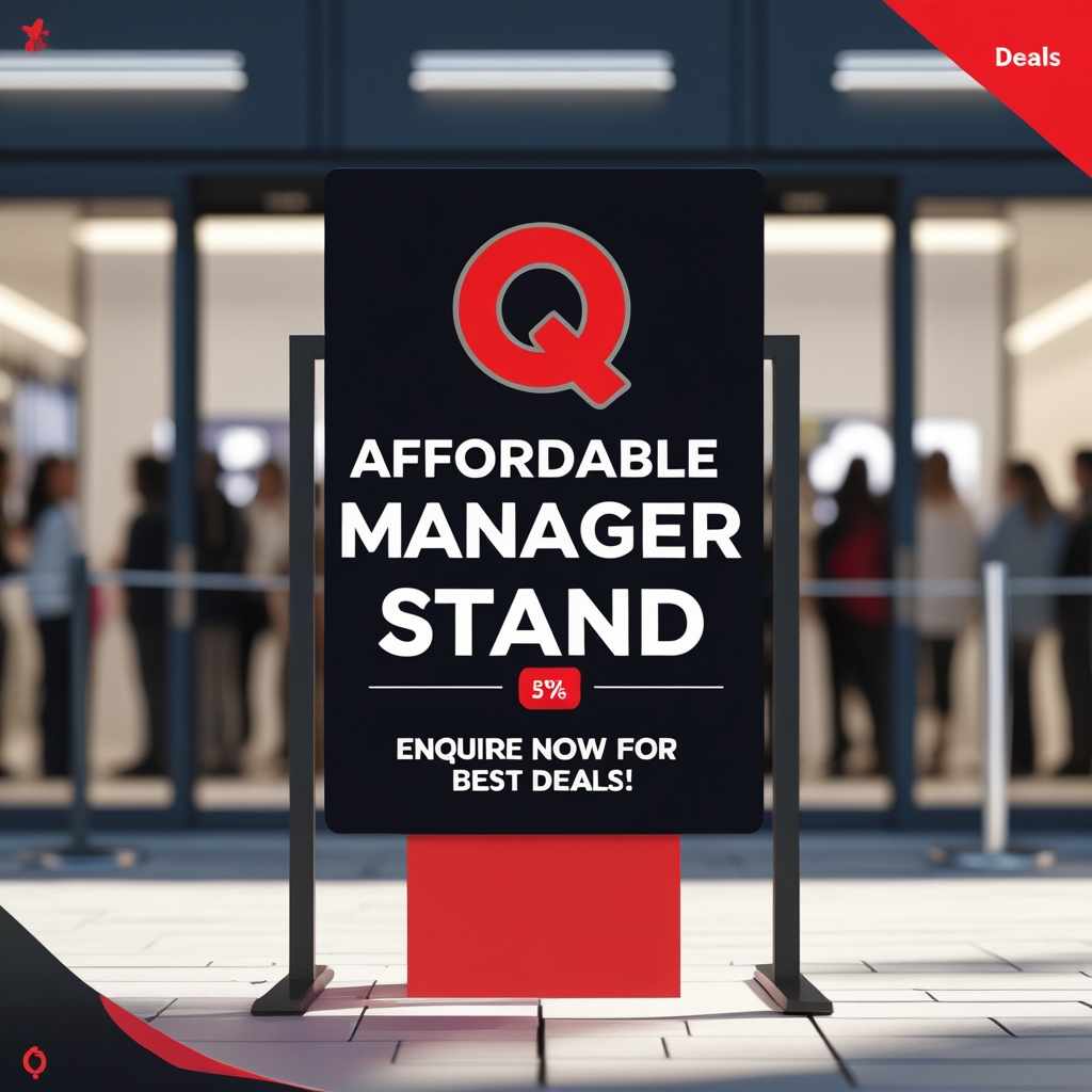 Affordable Q Manager Stand – Enquire Now for Best Deals