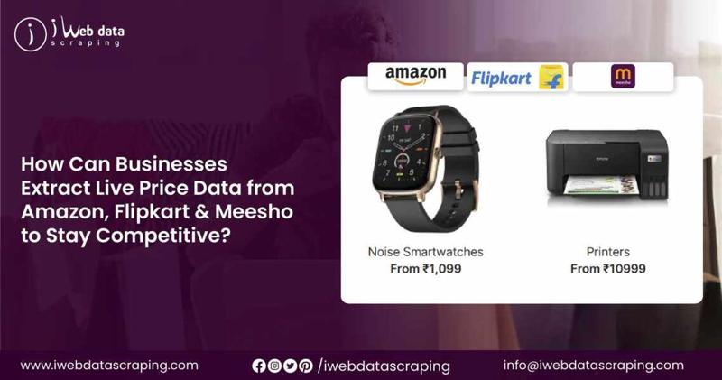 Extract Live Price Data from Amazon, Flipkart & Meesho