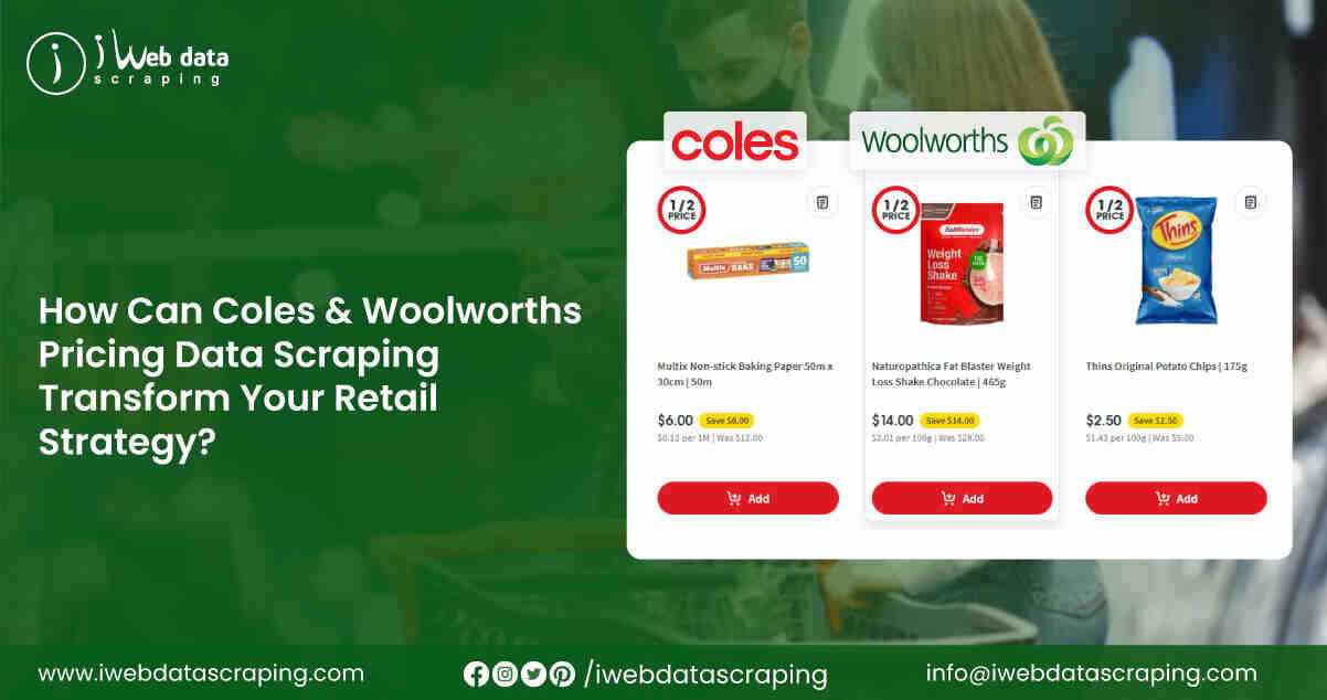 Coles & Woolworths Pricing Data Scraping for Retail Strategy