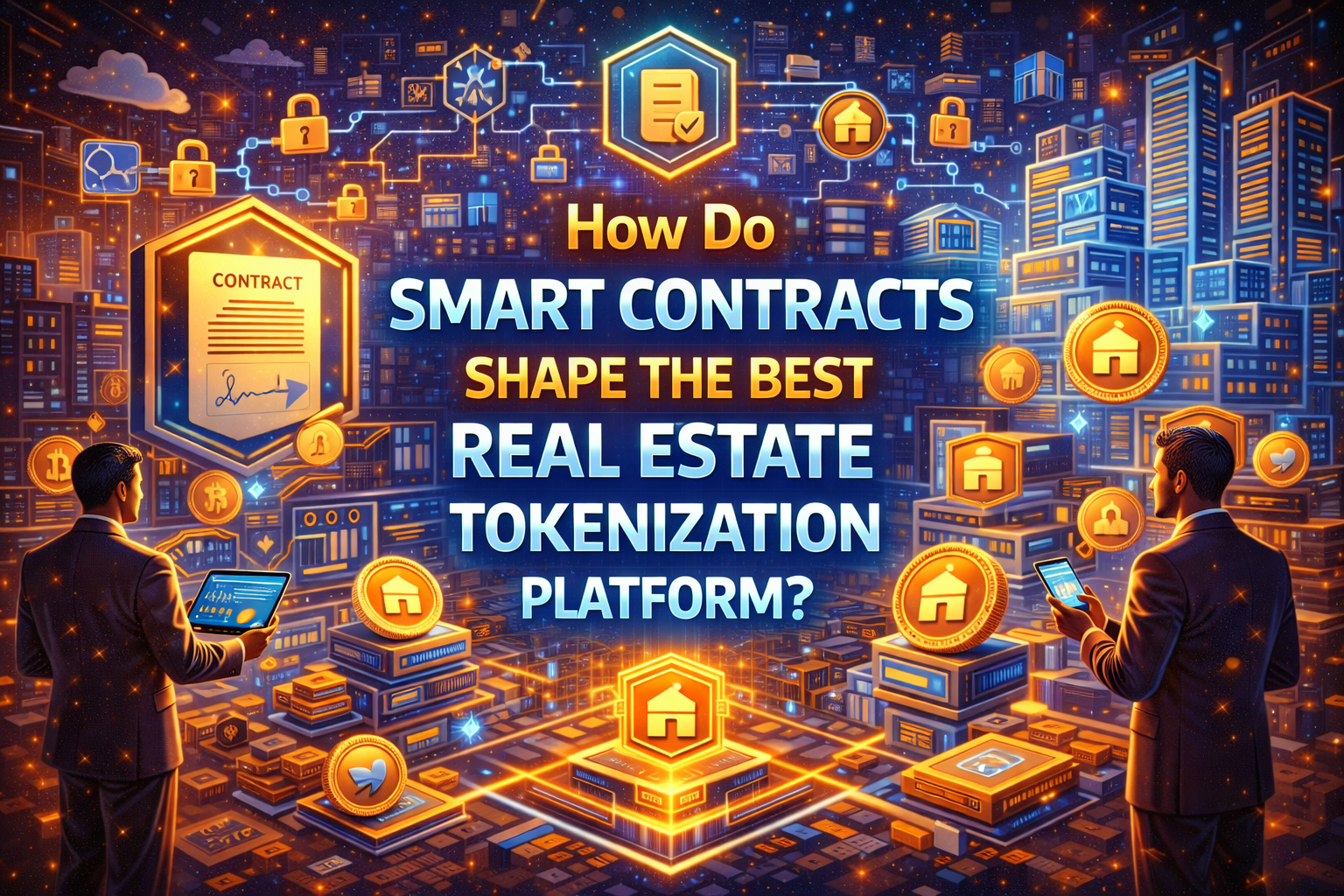 How Do Smart Contracts Shape the Best Real Estate Tokenization Platform?