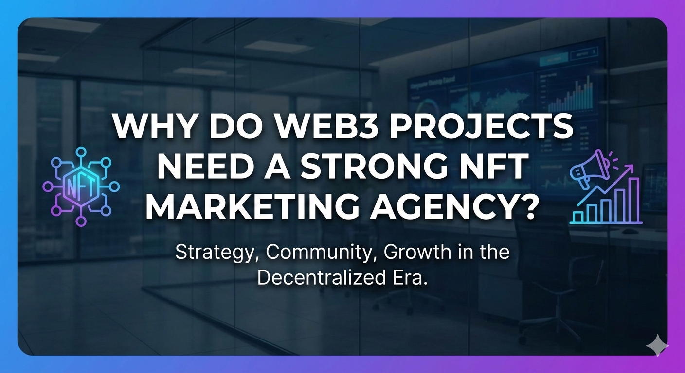 Why Do Web3 Projects Need a Strong NFT Marketing Agency?