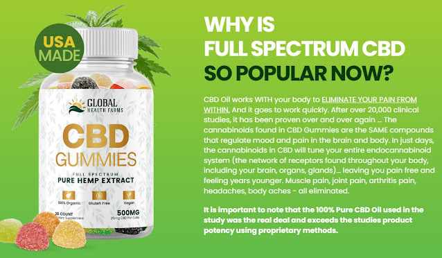 {Order Now} Global Health Farms CBD- Check The Benefits And Side-Effects!