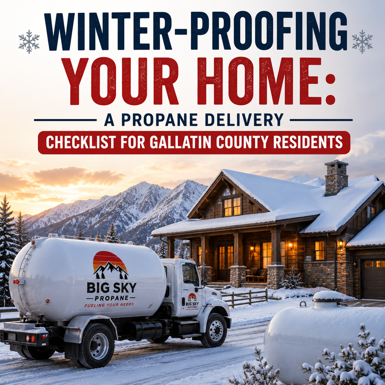 Winter-Proofing Your Home: A Propane Delivery Checklist for Gallatin County Residents