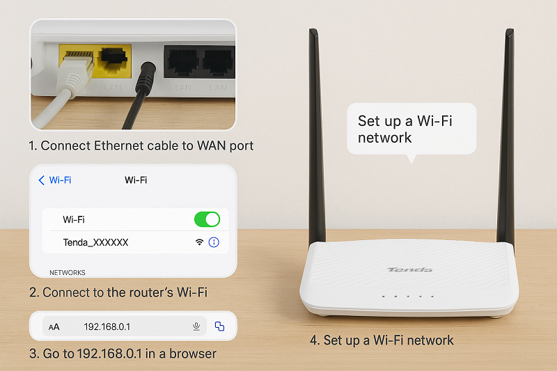 How to Connect Tenda Router to WiFi After Reset?