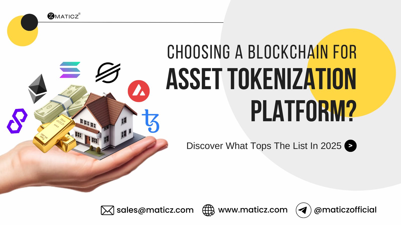 Which Blockchain Should You Choose To Build Asset Tokenization Platforms?
