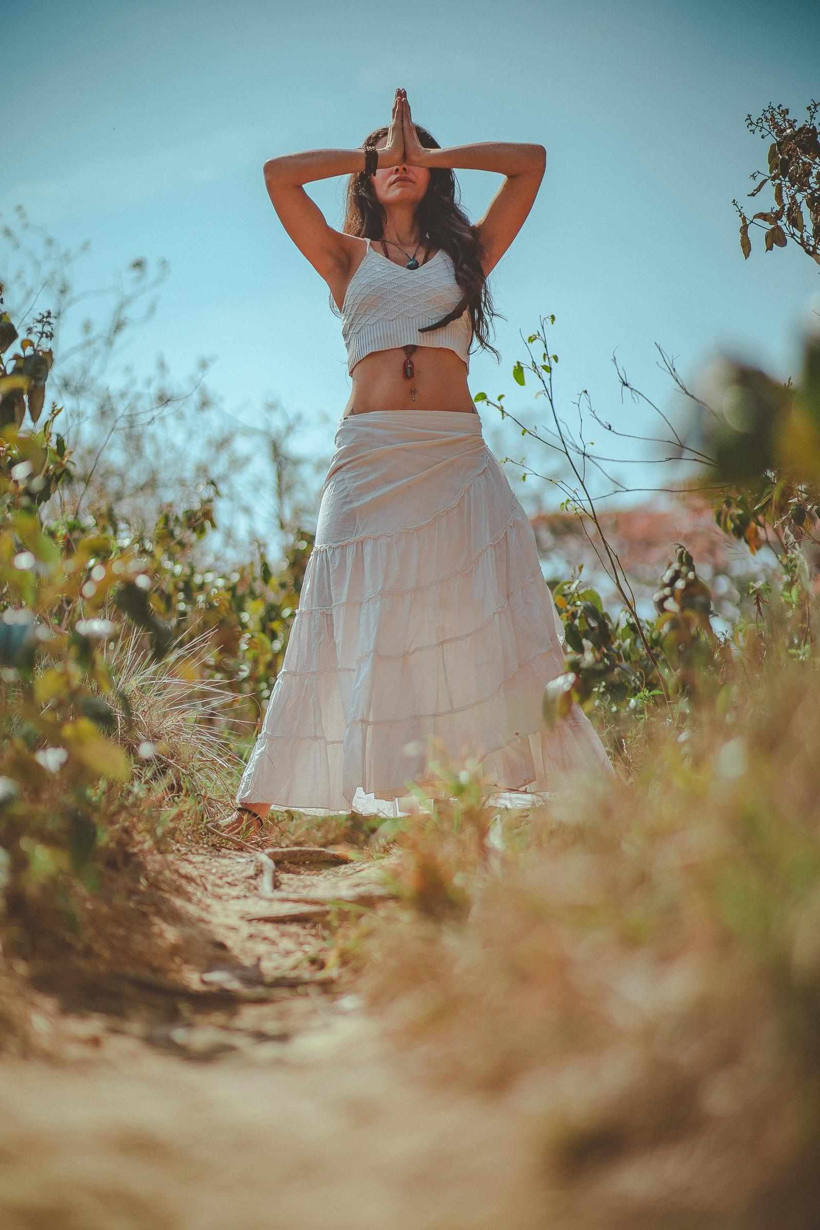 Meditation Outside In Nature