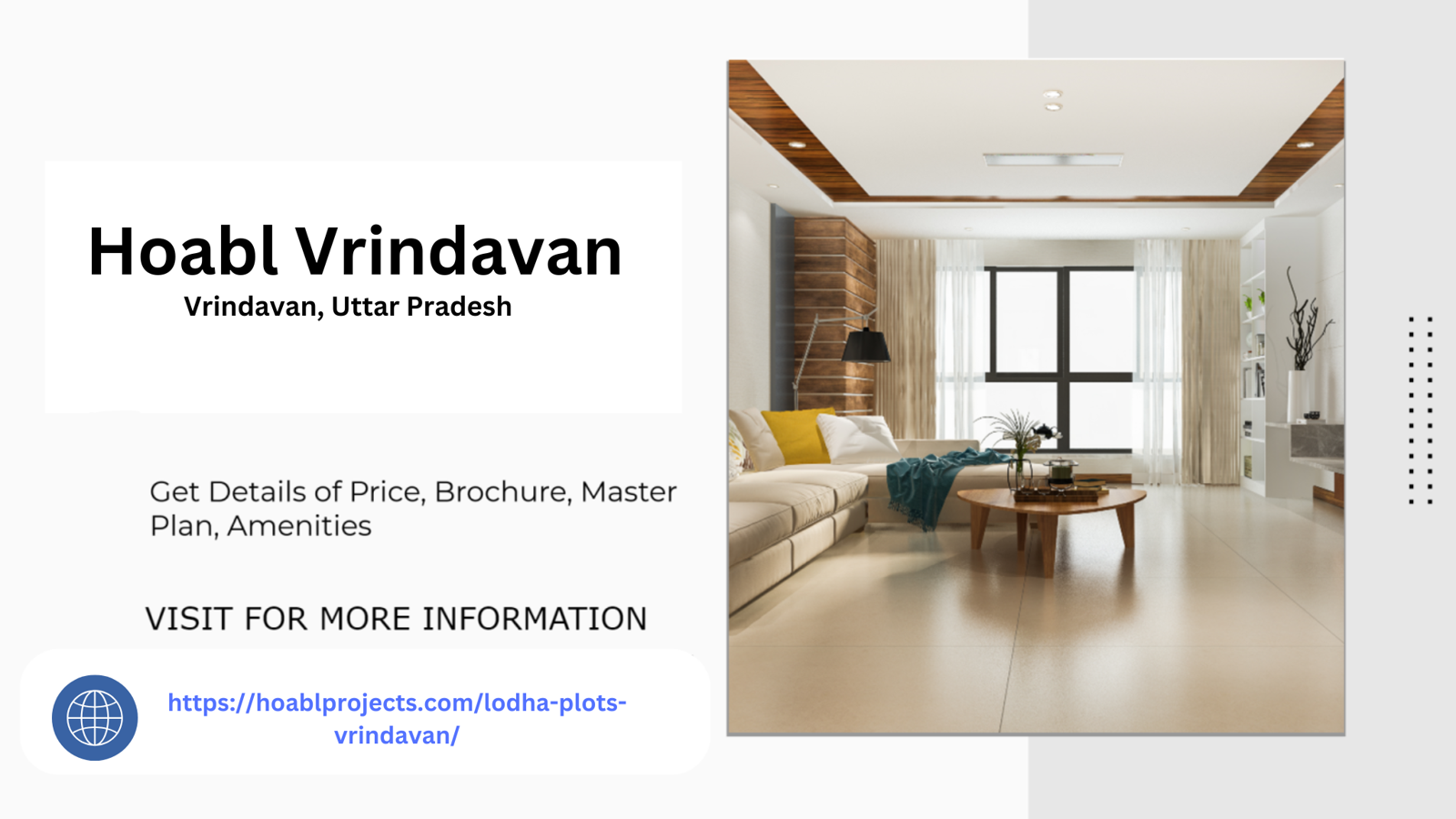 Hoabl Vrindavan Plots Now Available Near ISKCON Temple