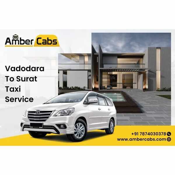Vadodara to Surat Cab with Amber Cabs