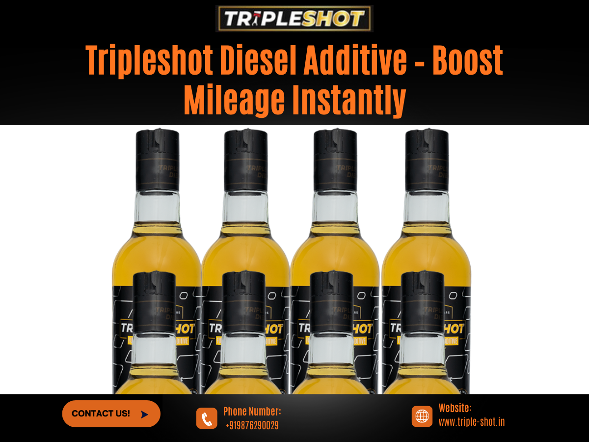 Tripleshot Diesel Additive – Boost Mileage Instantly