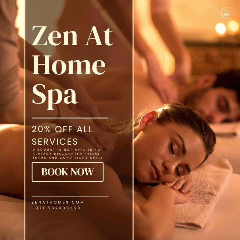 Hot Stone Massage By Zen At home in Dubai
