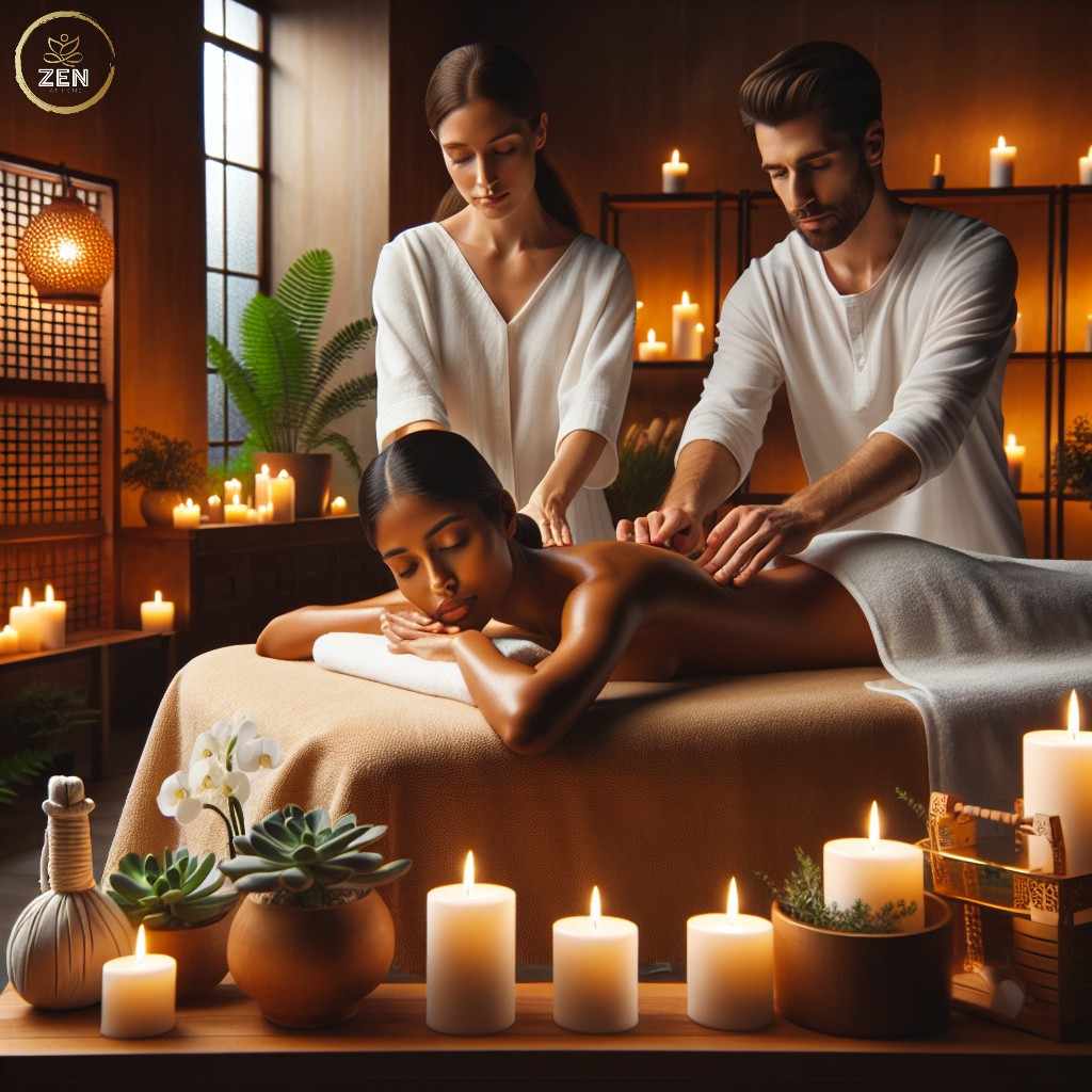 4 Hands Massage with Zen At Home