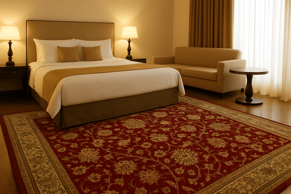 Buy Hotel Carpets from Hand Knotted Pure Silk Carpet Manufacturers in Abu Dhabi