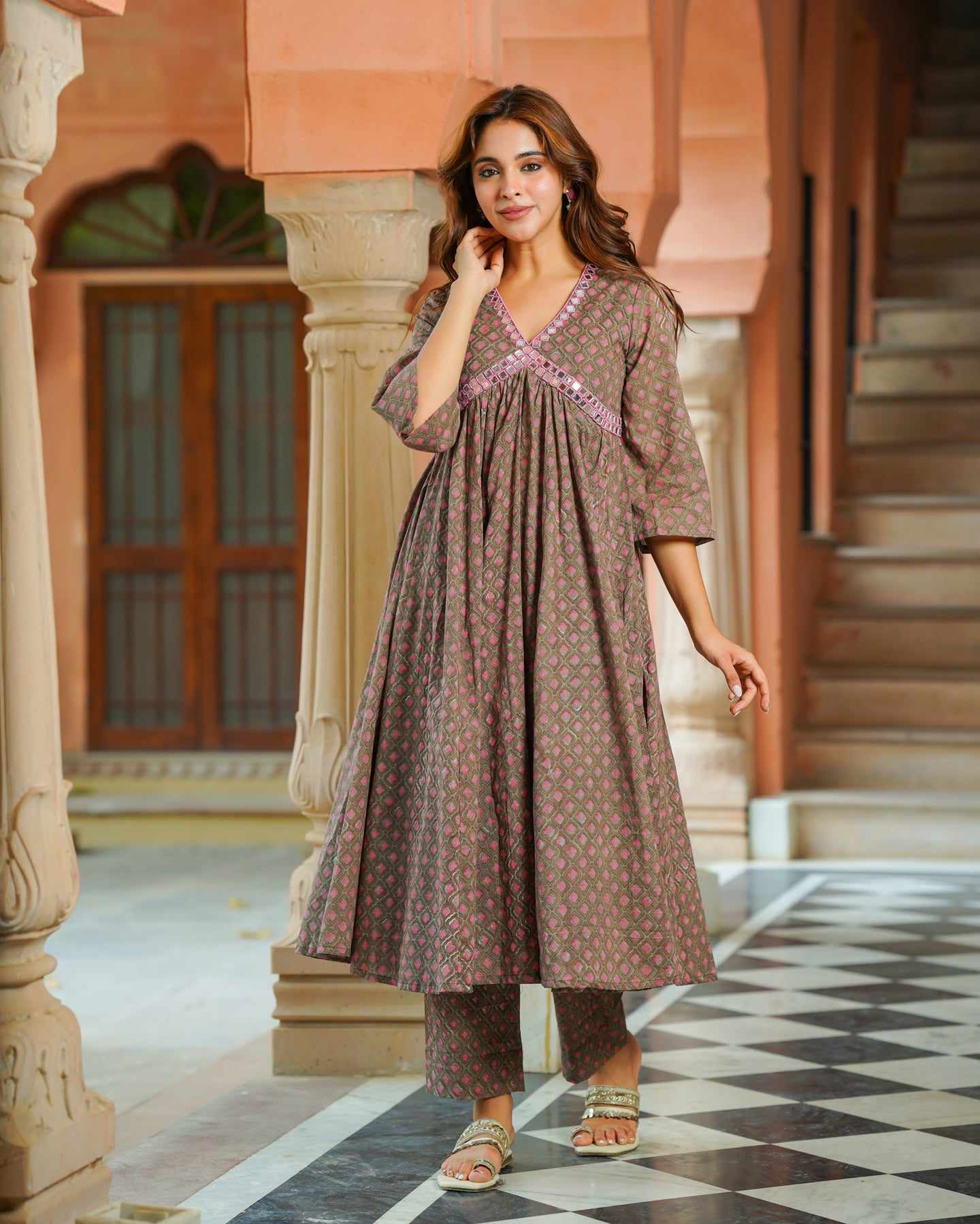 Get gorgeous kurta sets for women with beautiful detailing and premium touch