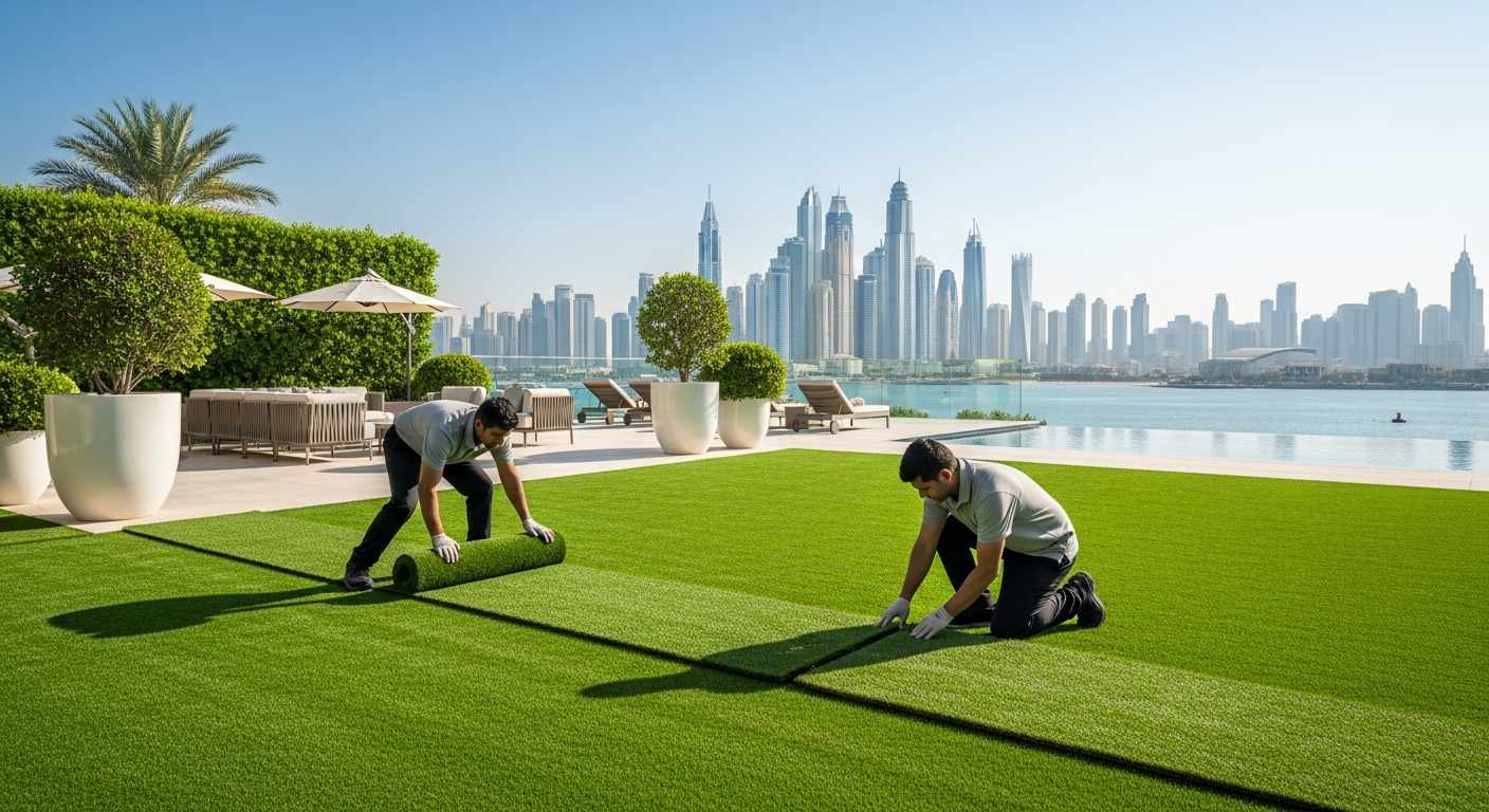 Transform Your Outdoor Space with Premium Grass Products and Installation in Dubai