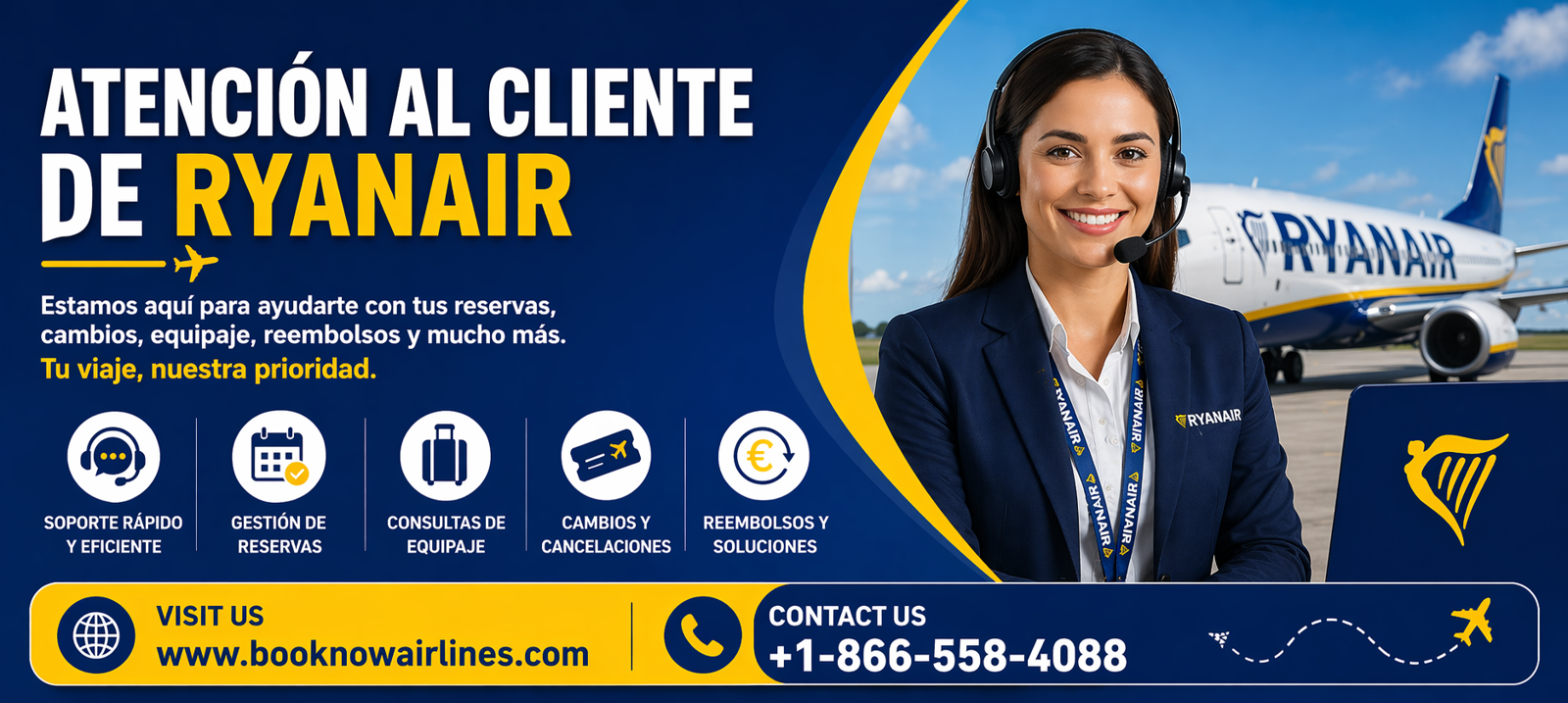 Atención al Cliente de Ryanair ¡Soporte Rápido y Eficiente!