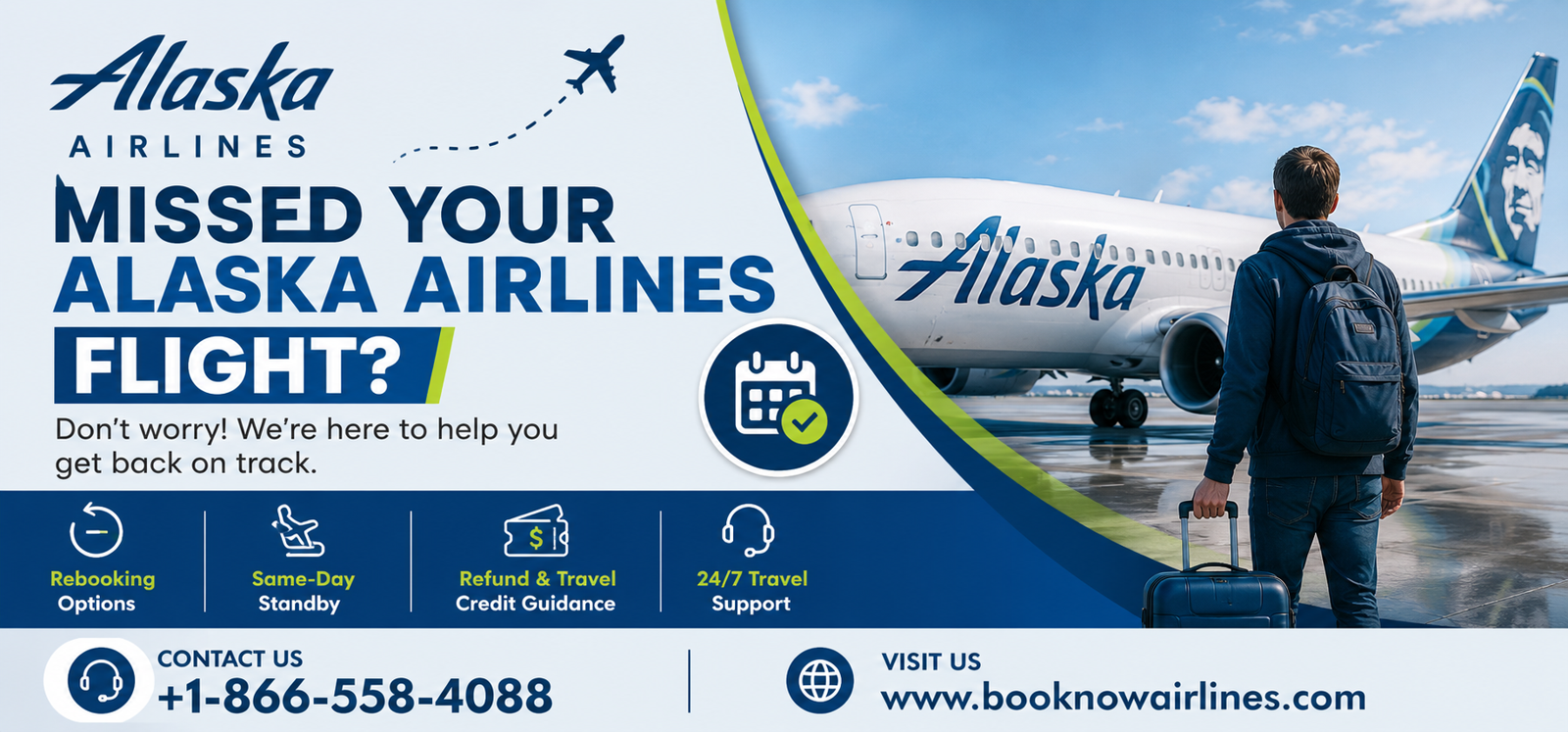 Alaska Airlines Missed Flight – What to Do Next?