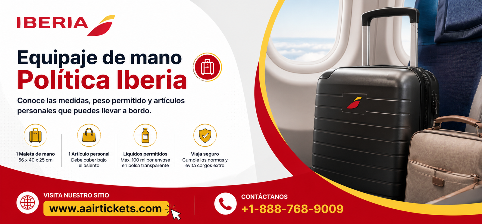 Política de Equipaje de Mano de Iberia: Todo lo que Debes Saber Antes de Viajar