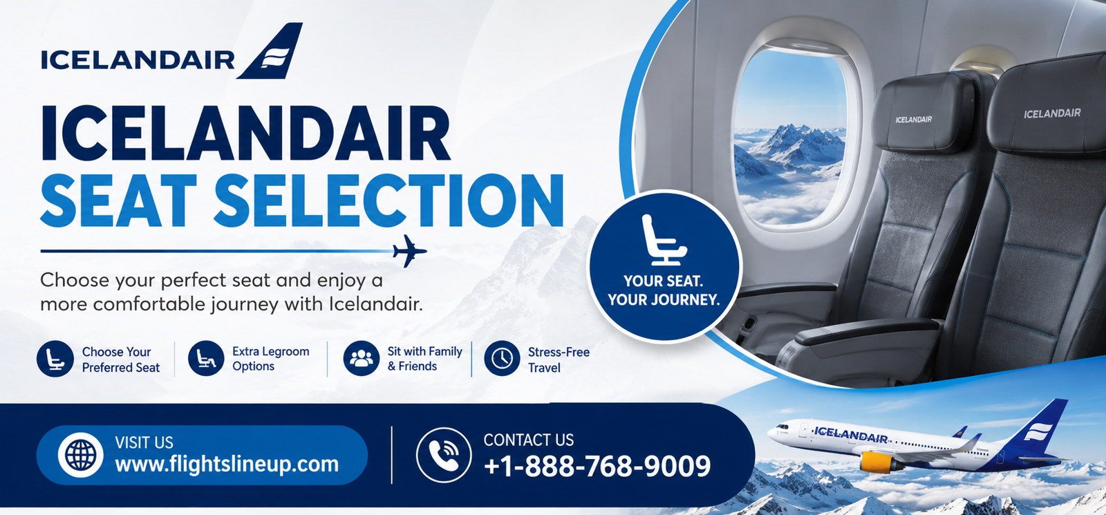 Icelandair Seat Selection: Choose the Best Seat for a Comfortable Journey