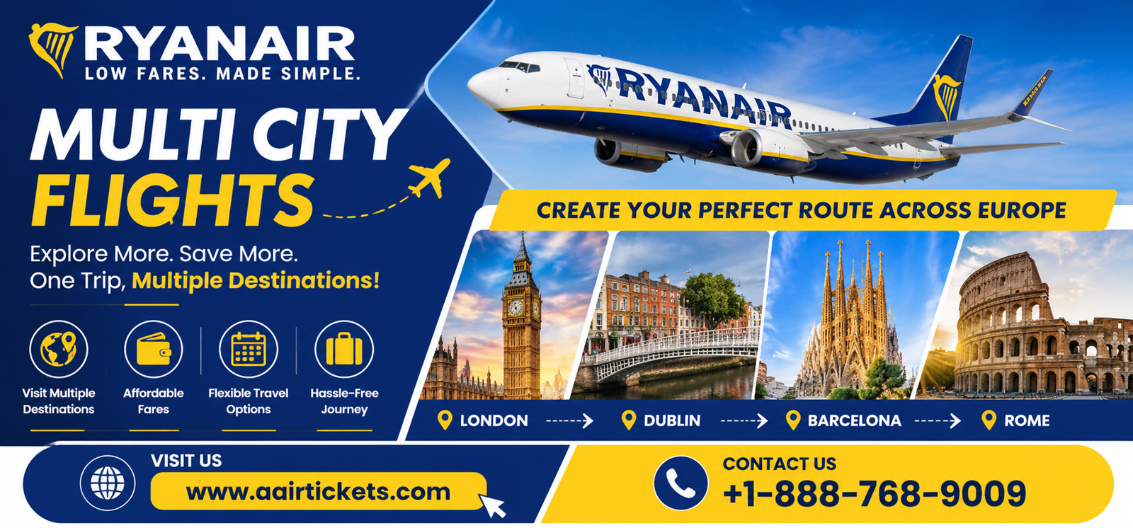 Ryanair Multi City Flights: The Smart Way to Explore Multiple Destinations on One Trip