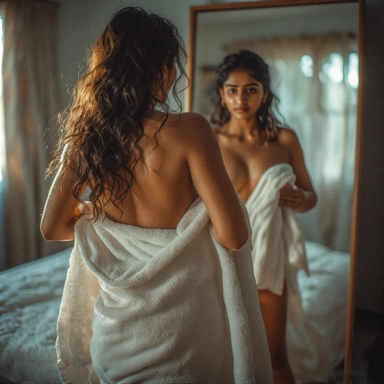 I wrapped the towel again just to Re-imagine Teja's eyes on me, his cheeks flushing as he looked away