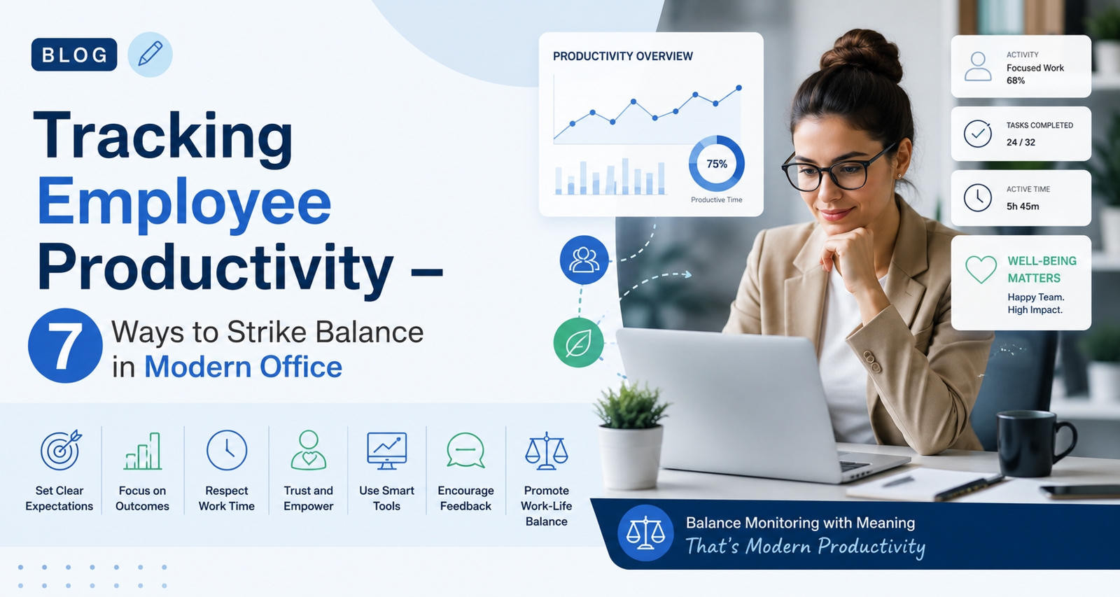 Tracking Employee Productivity – 7 Ways to Strike Balance in Modern Office