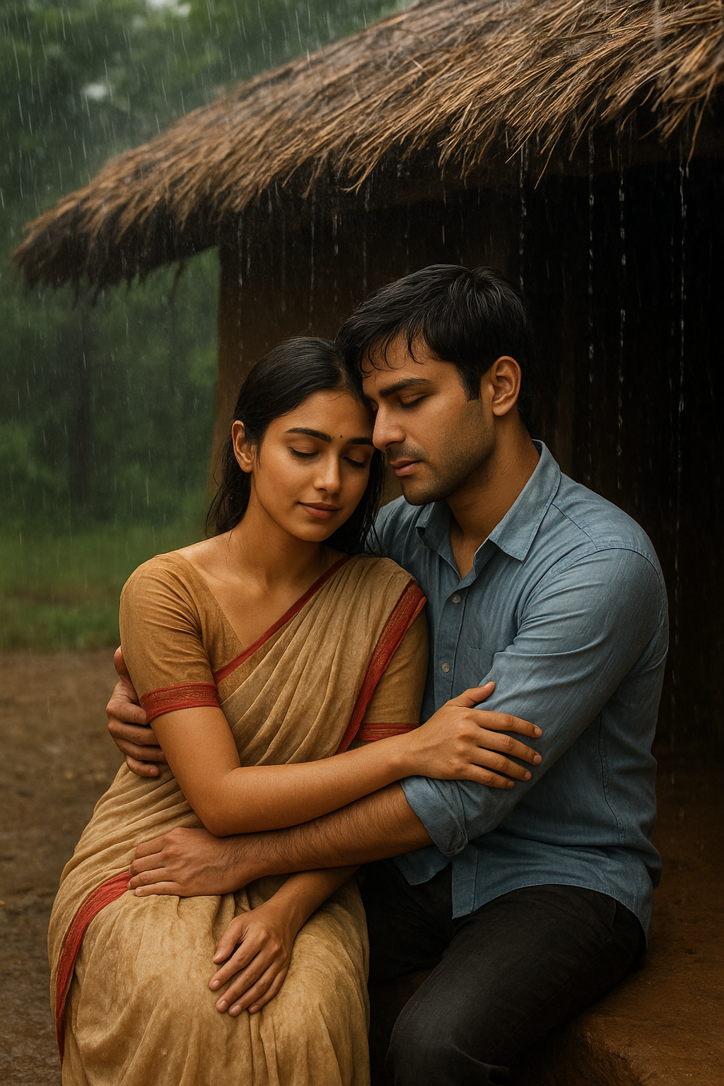 Love inside the hut🛖