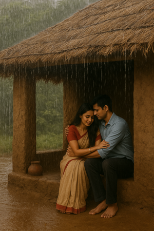 One Chapter Story — “Barish Ka Ek Faisla”(love inside the hut 🛖)