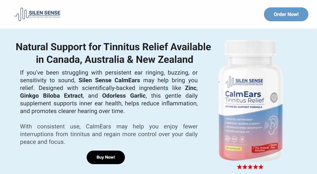 CalmEars Reviews 2025 – Safe Ingredients & Hearing Loss Capsules