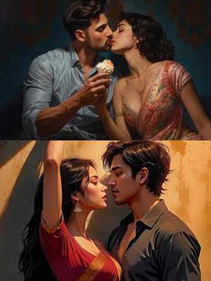 Devar aur Jeth dono bane meri chut k pyase (breast feeding, office sex with audience, angry sex, Jealous-abusive-rough sex)