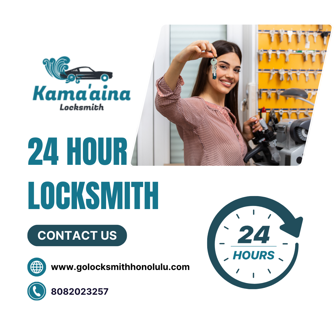 24 Hour Locksmith in Honolulu: Dependable Help Day or Night