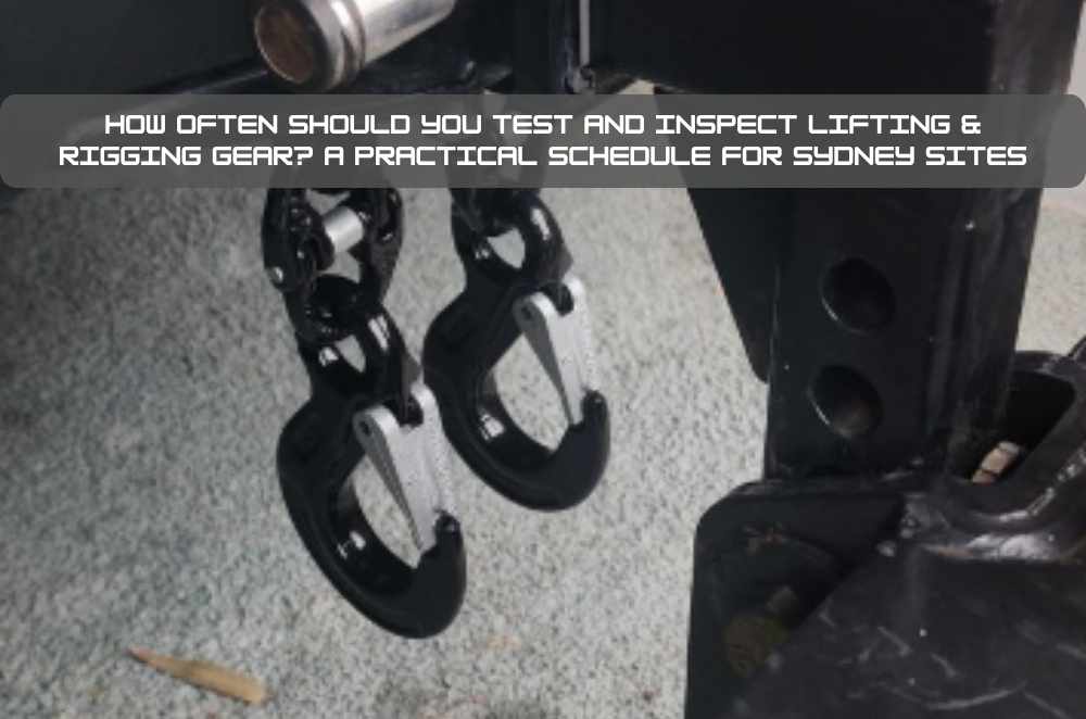 How Often Should You Test and Inspect Lifting & Rigging Gear? A Practical Schedule for Sydney Sites