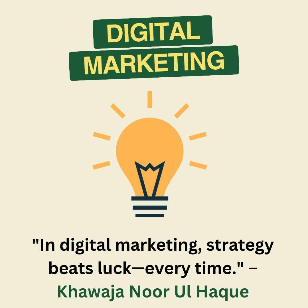 Digital Marketing Mastery with Khawaja Noor Ul Haque