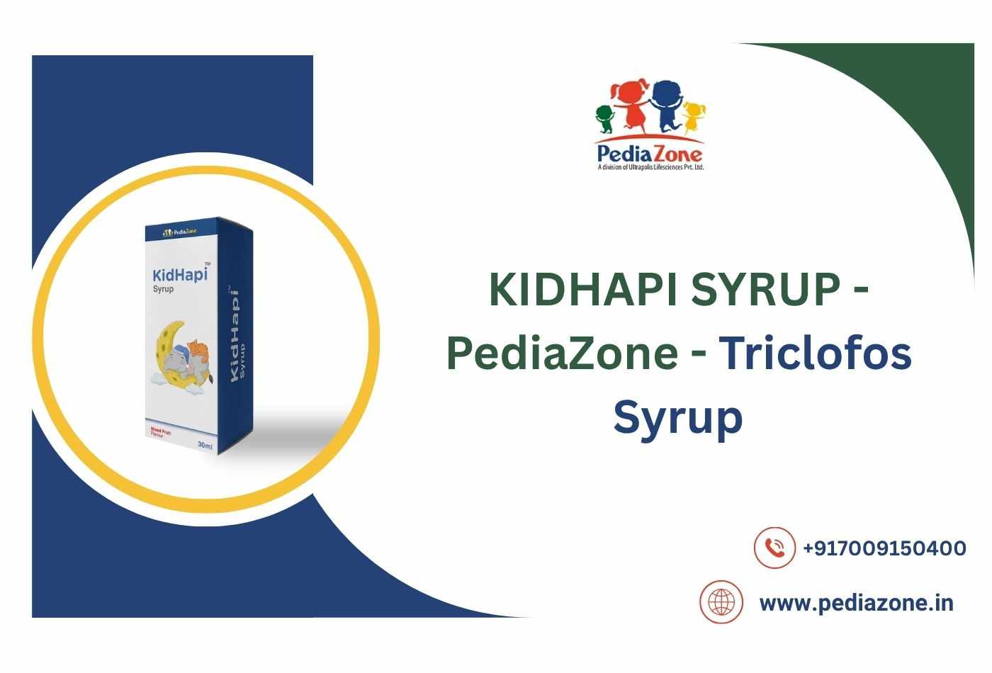 KIDHAPI SYRUP - PediaZone - Triclofos Syrup