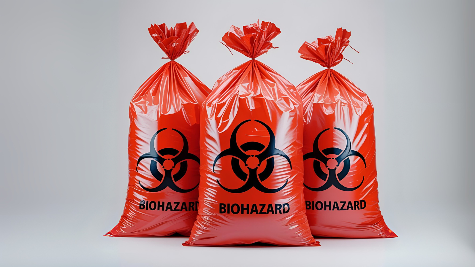 Red Medical Waste Bags for Safe Disposal