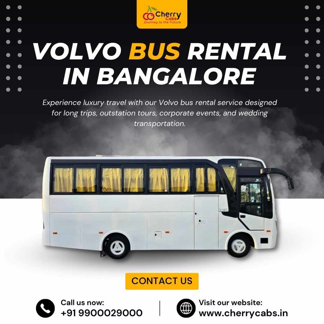 Volvo Bus Rental in Bangalore | Luxury Travel – Cherry Cabs