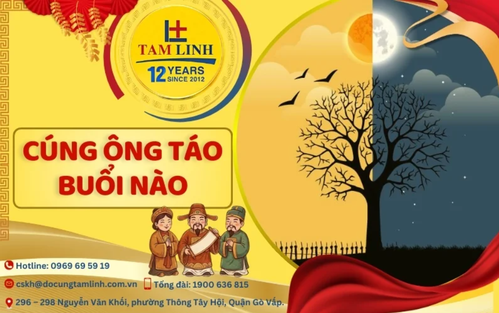 Cúng ông táo buổi nào?