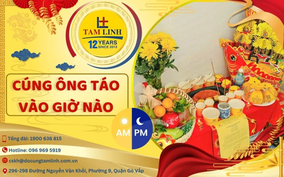 Cúng ông Táo vào giờ nào?
