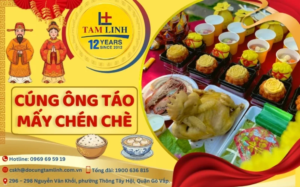 Cúng ông táo mấy chén chè