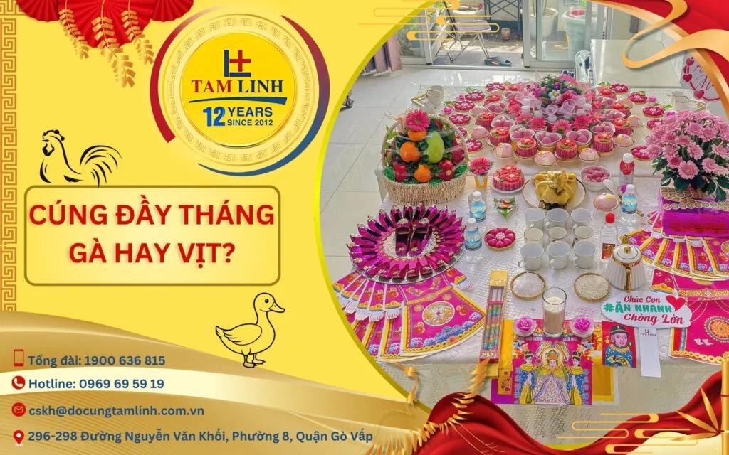 Cúng Đầy Tháng Thôi Nôi Gà Hay Vịt