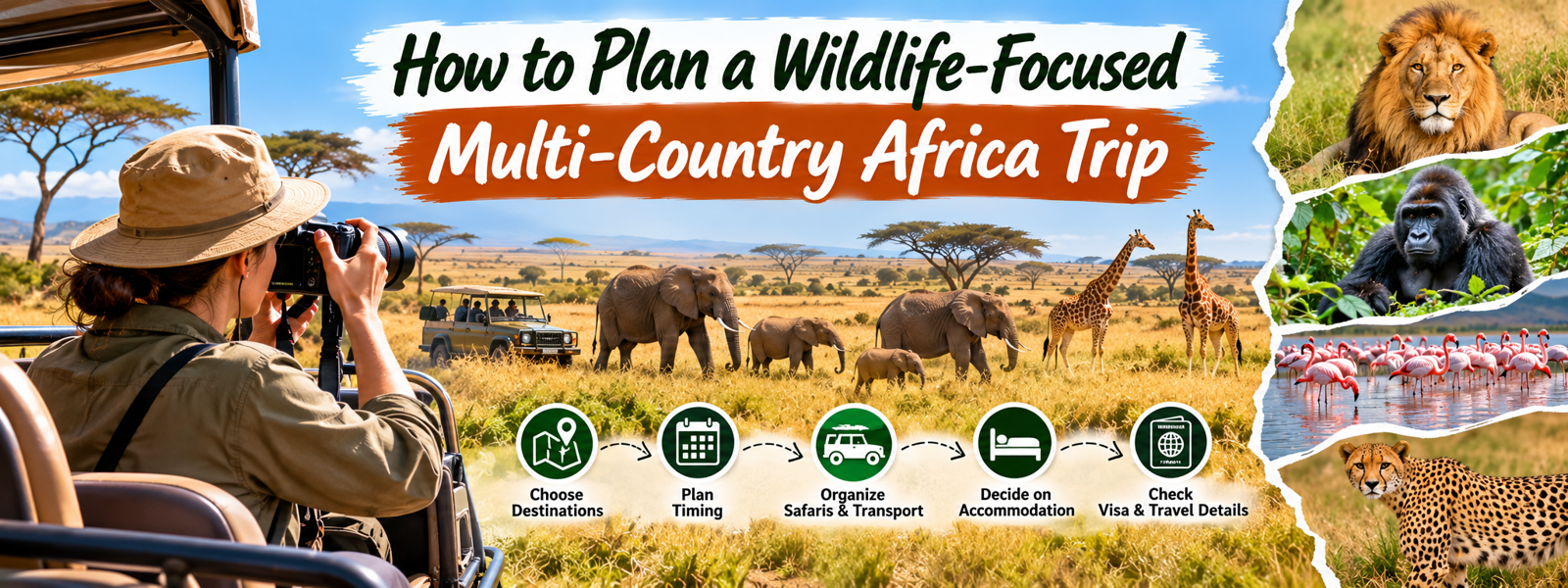 How to Plan a Wildlife-Focused Multi-Country Africa Trip