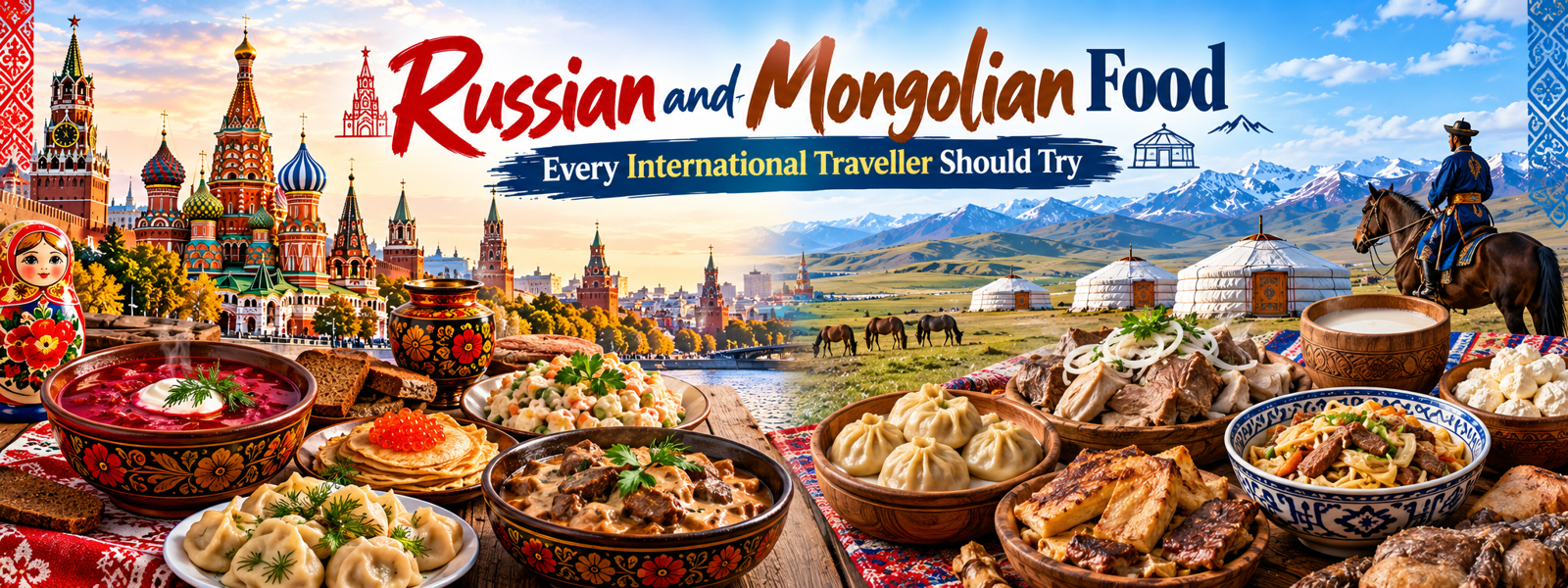 Russian and Mongolian Food Every International Traveller Should Try