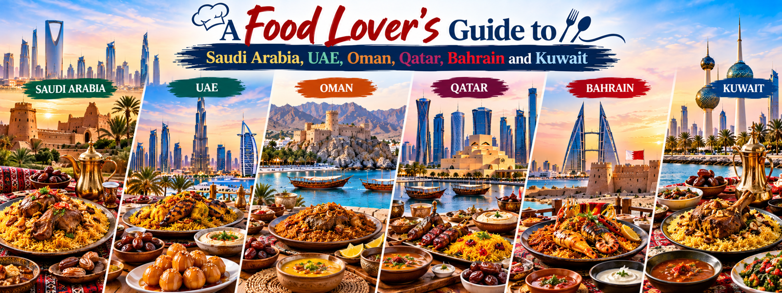 A Food Lover’s Guide to Saudi Arabia, UAE, Oman, Qatar, Bahrain and Kuwait