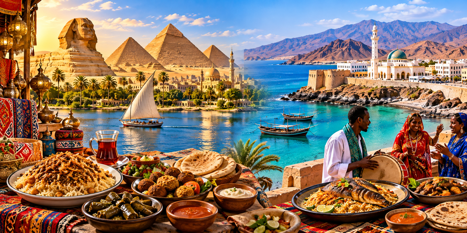 Food and Cultural Experiences to Discover in Egypt and Djibouti
