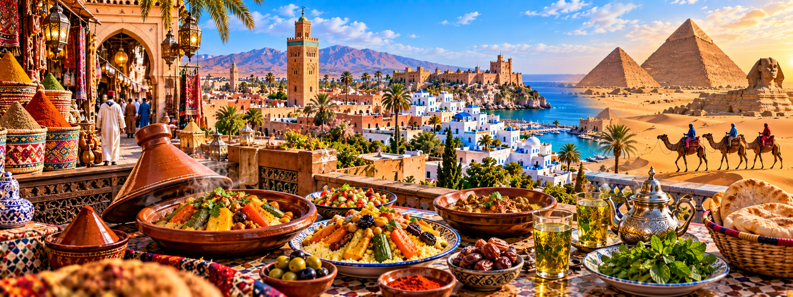 A Food Journey Through North Africa: Local Dishes, Markets and Tea Traditions