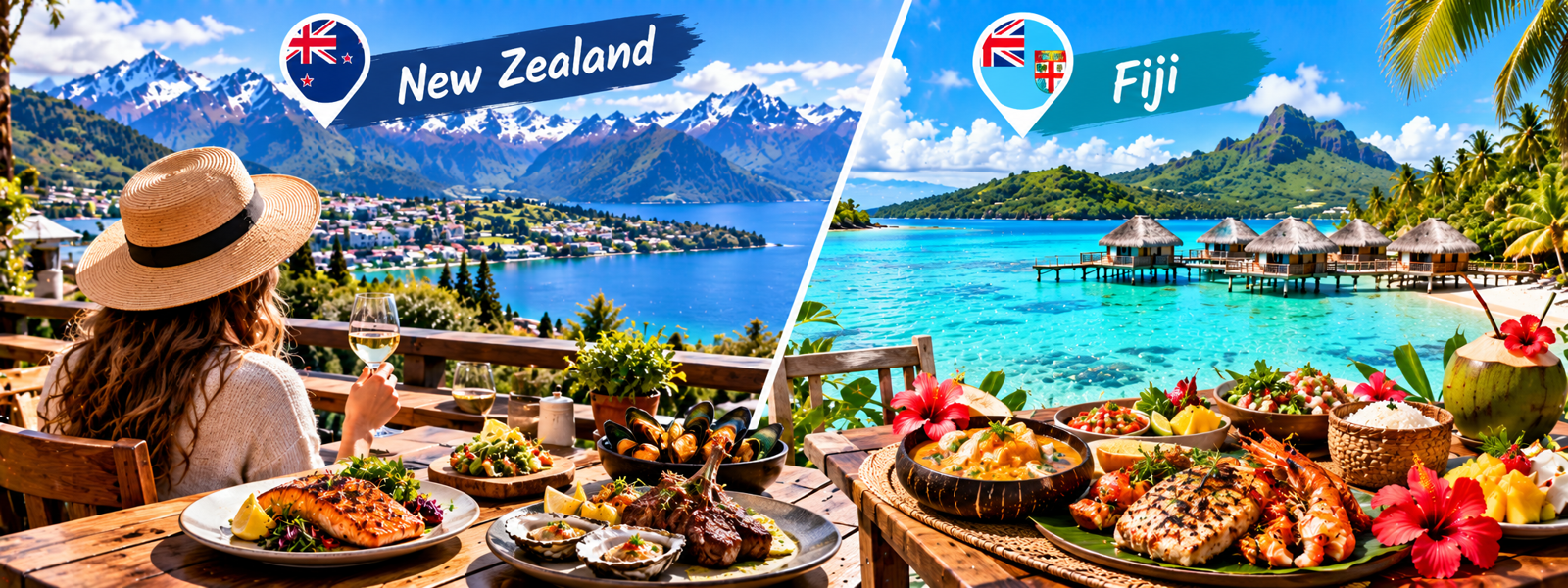 Food and Local Dining Experiences Across New Zealand and Fiji