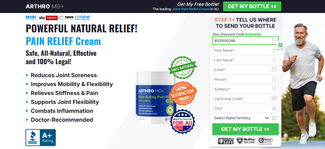 Instant Comfort in Every Drop – Discover Arthro MD+ Cream Reviews Australia