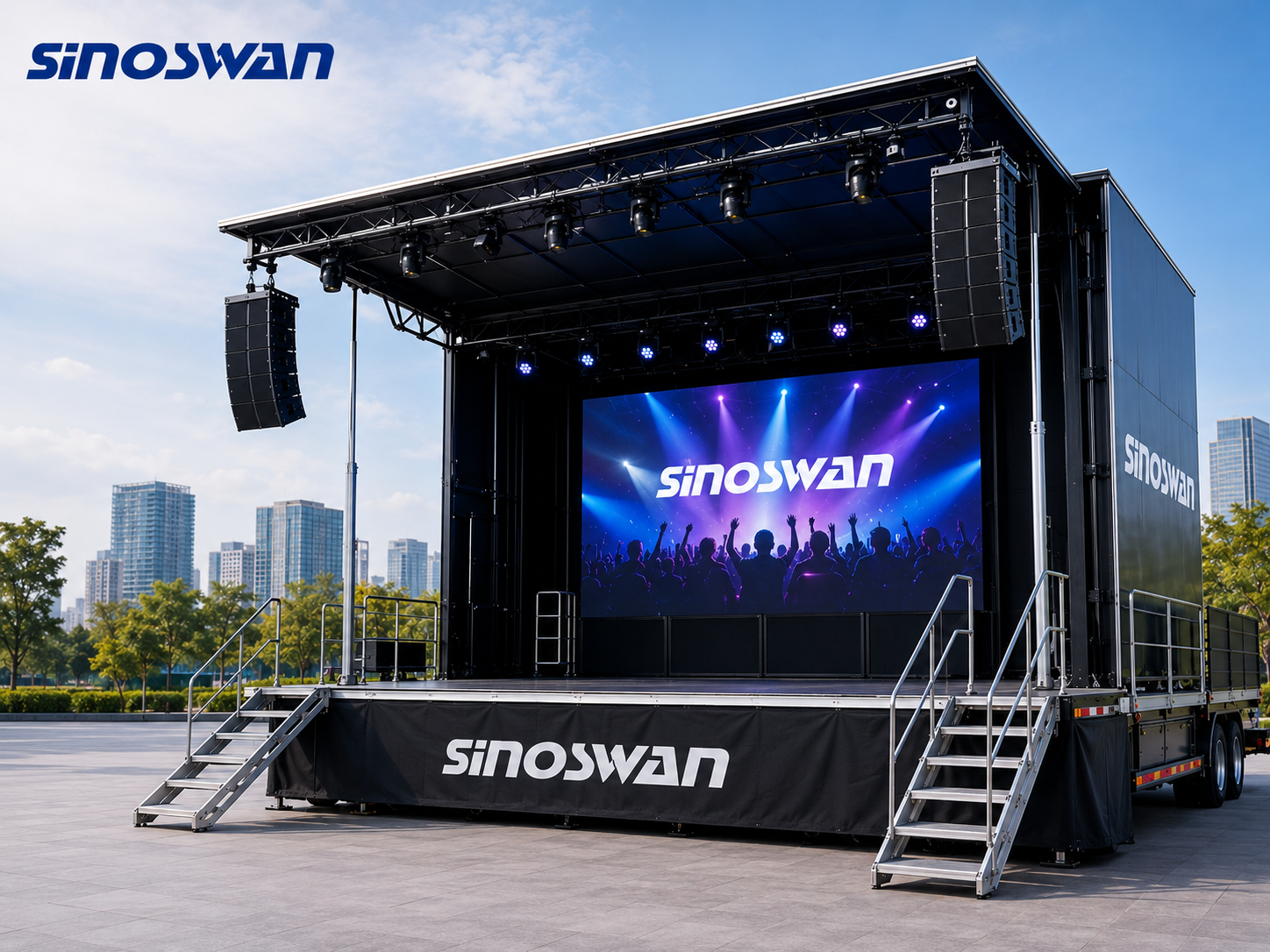 Mobile Stage for Talent Shows by Sinoswan